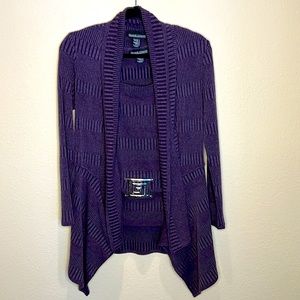 Frank Lyman Purple 2 piece Sweater Set Sz 4